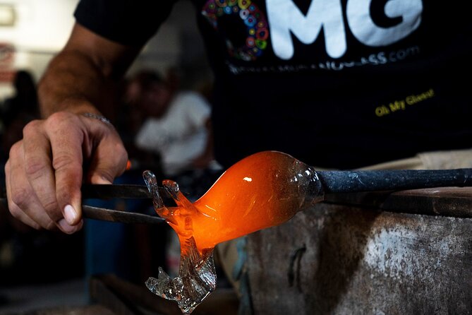 Glass Blowing Show Visit Murano Glass Factory and Showroom OMG - The Live Demo: Solid Glass Technique and Glassblowing
