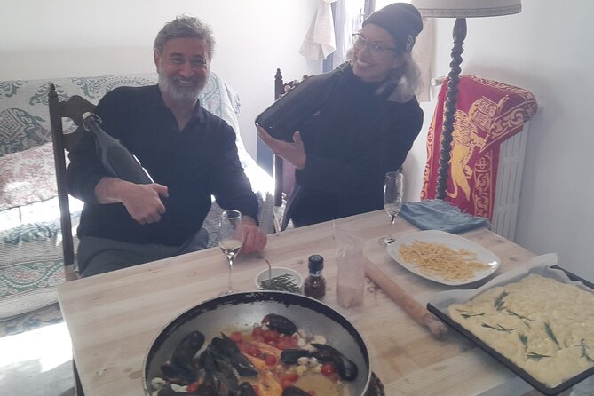 Market Tour and Cooking Class with a Venetian Sailor - Sea stories, plus wine from a winemaker father