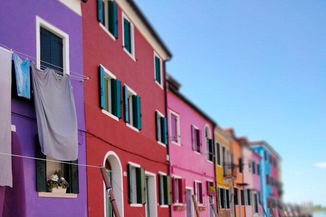 Private Excursion by Typical Venetian Motorboat to Murano, Burano and Torcello - Burano: colorful streets, lace culture, and bussola biscuits