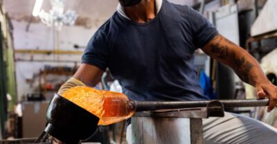 Private tour to Murano with Hotel pick up and glass factory - Inside the ancient glass factory at Vetreria Artistica Colleoni