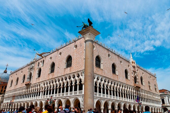 Skip the line Doge's Palace Guided Walking Tour in Venice - Inside Doge’s Palace: courtyard to the Golden Staircase