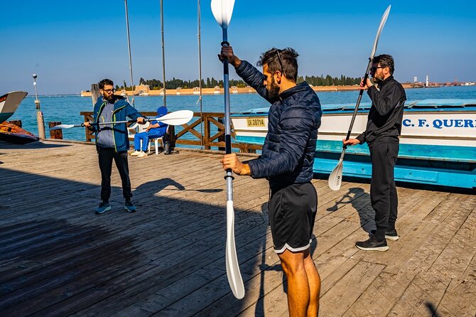 Venice Beginner's Kayak Tour: train & visit the Medieval Arsenal - When Weather Changes the Plan