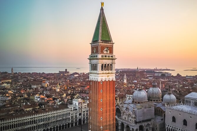 Venice: Bell Tower Priority Ticket & History Gallery Experience - Ticket Pickup at VeniceTours: The Logistic Spot to Watch