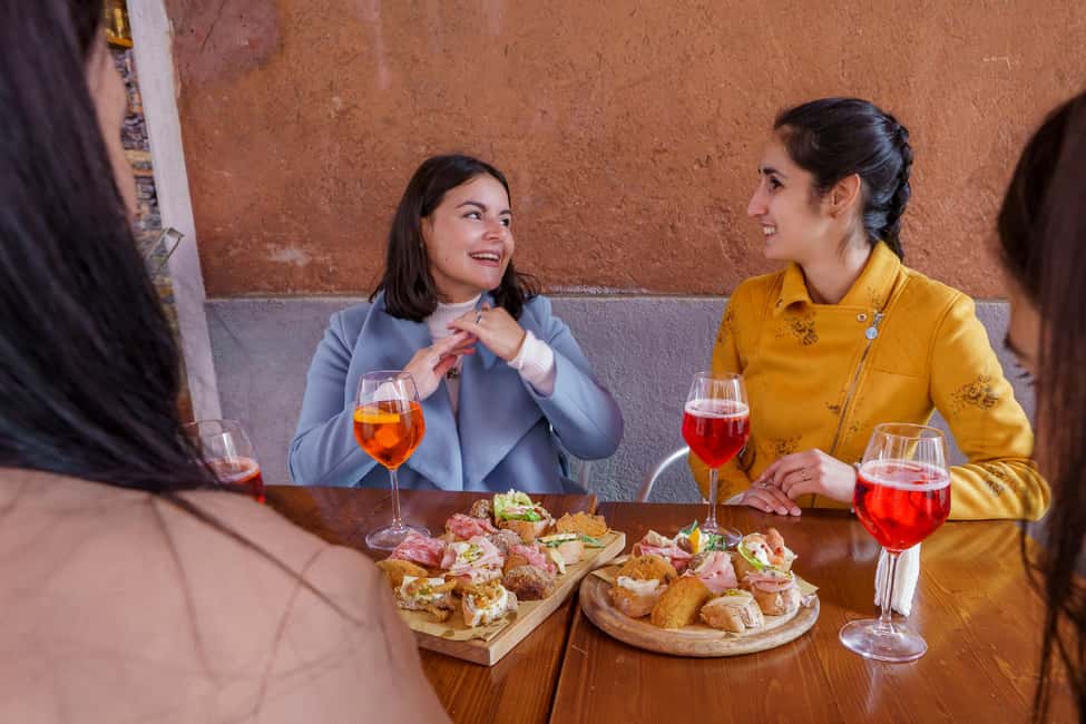 Venice: Cicchetti, Spritz, and Wine Tour in Ghetto Ebraico - Key highlights before you go