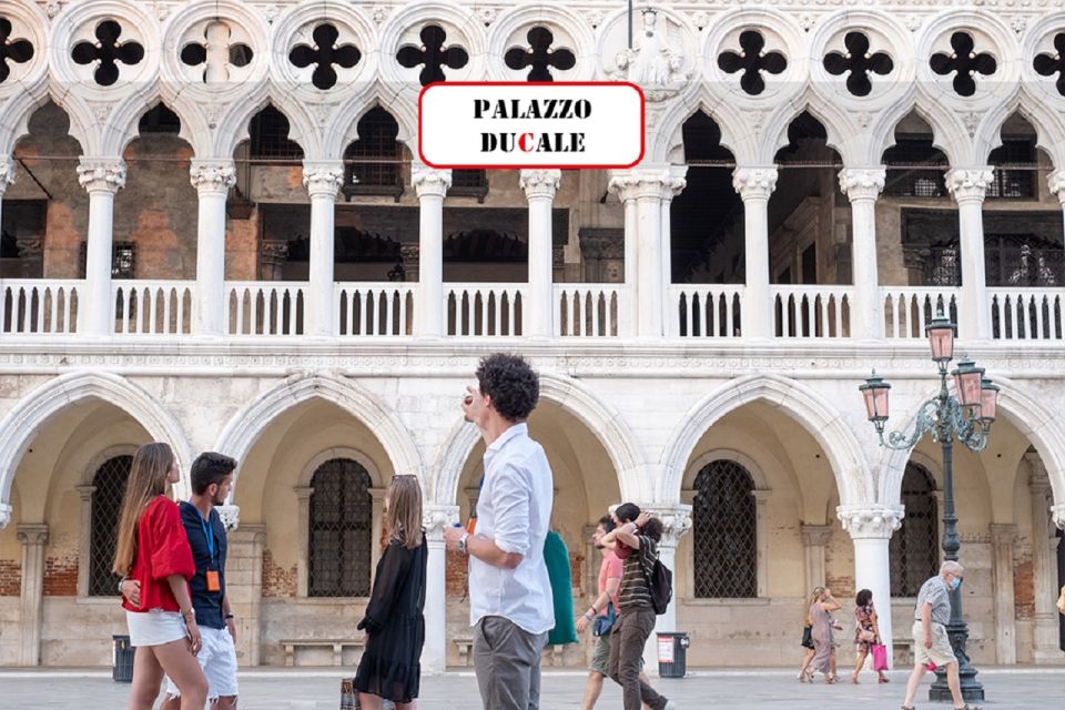 Venice: Doge's Palace, Bridge of Sighs & Prisons Guided Tour - Golden staircases and the art you can actually name