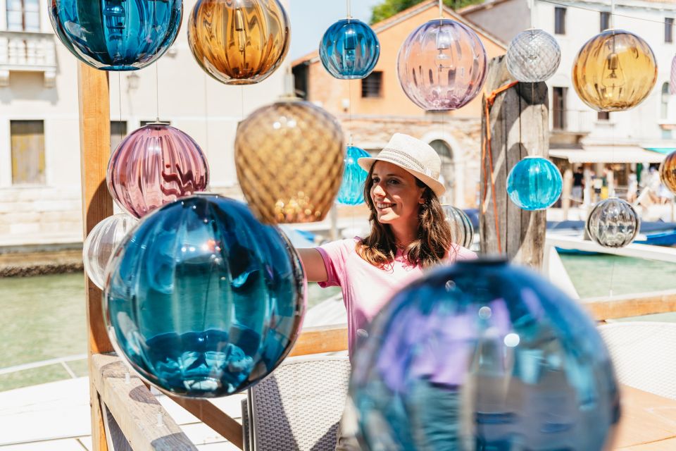 Venice: Murano and Burano Boat Tour with Glass Factory Visit - The Boat Ride: Terrace Views and Multilingual Guide Talk