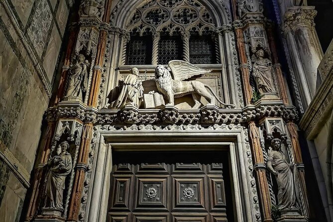 Venice- Saint Mark's Basilica Exclusive Night Tour - Piazza walk-through: clocks, power, and fast orientation outside