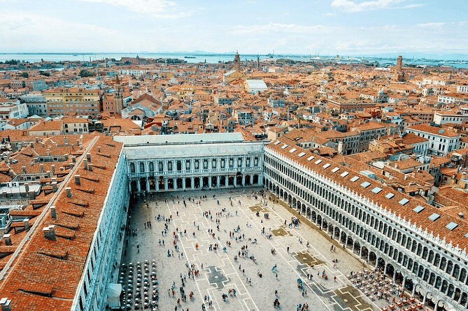 Venice St. Mark's Pass: Basilica, Doge Palace, & Bell Tower - Campanile (Bell Tower) views over Venice and the lagoon